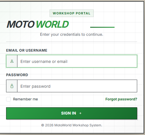 Workshop Management System